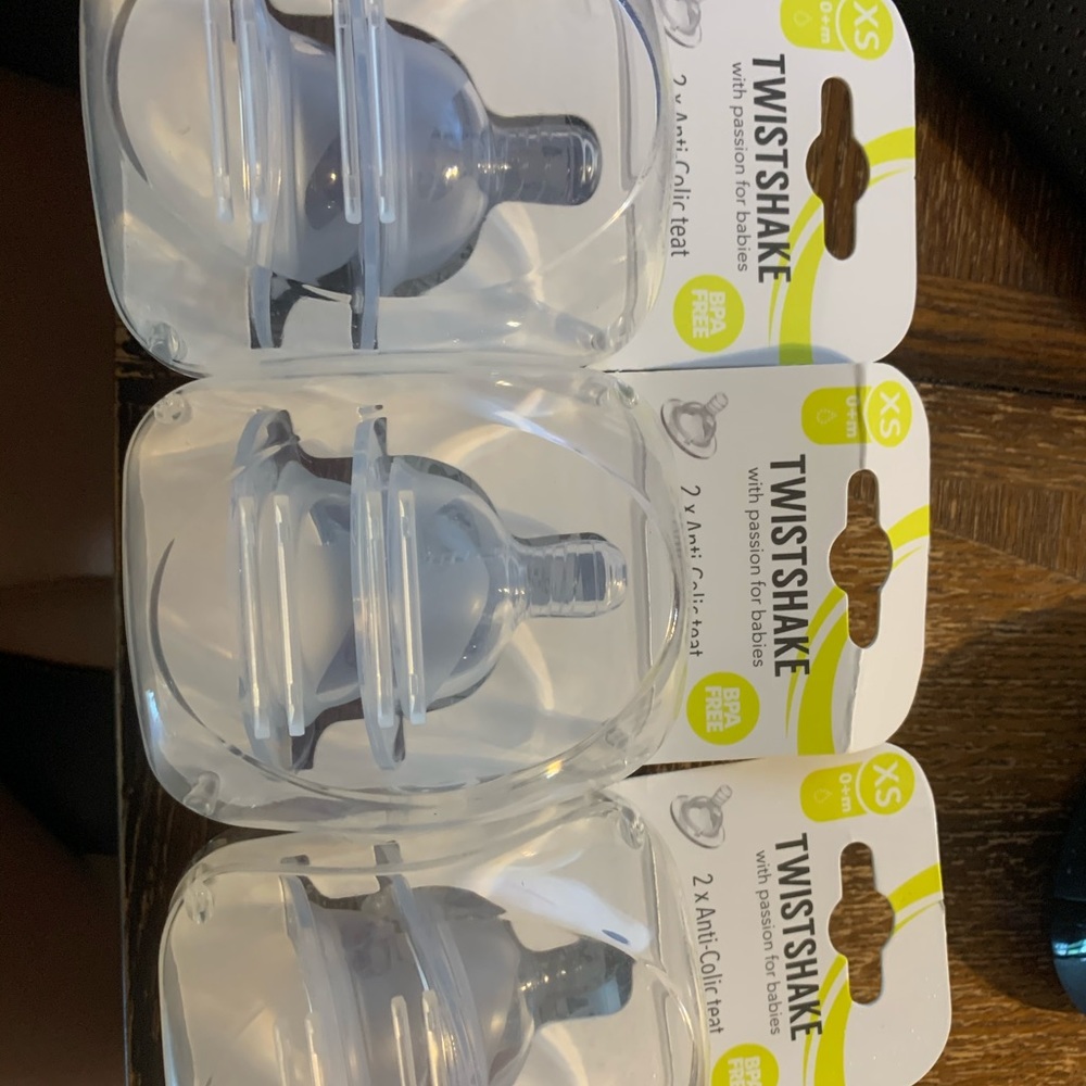 Twistshale nipples xs brand new 3 packs of 2